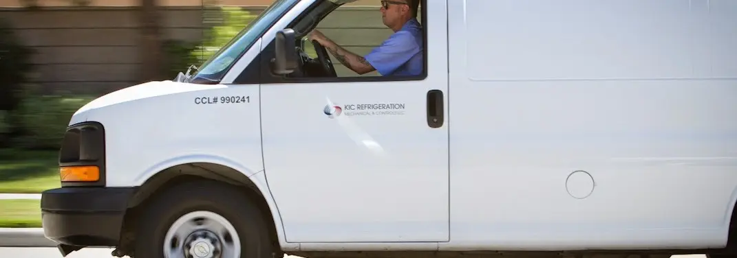 KIC Refrigeration service vehicle serving Paris area